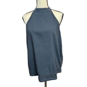 Cloth and Stone
Halter Sleeveless A Line Chambray Dusty Blue Top - Size M